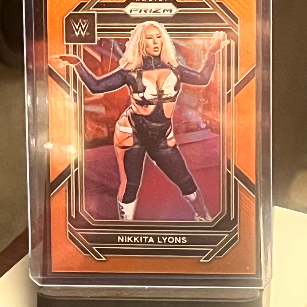 2023 Prizm Nikkita Lyons Orange Prizm